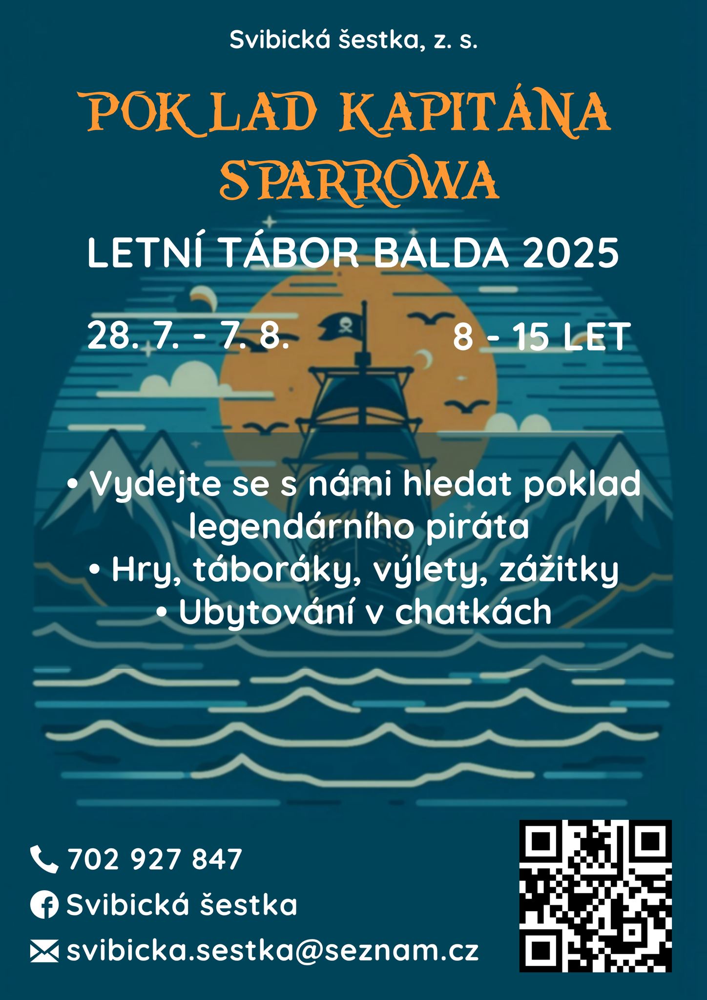 Tábor Balda 2025 – Poklad kapitána Sparrowa